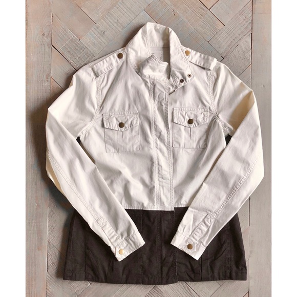 Forever 21 Neutral Colored Cargo Utility Jacket XS - Picture 2 of 8